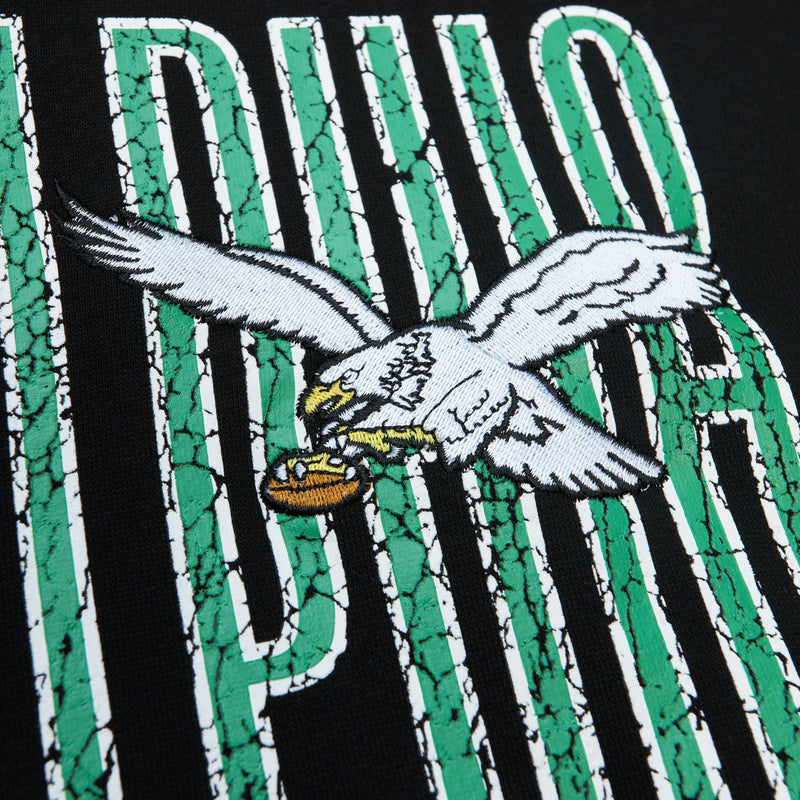 Sudadera con capucha Philadelphia Eagles Mitchell & Ness Throwback OG Fleece 2.0 