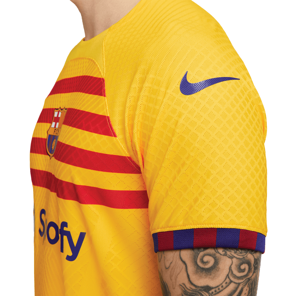 Nike FC Barcelona 2021/22 Match Away ADV Soccer Jersey CV7856-581 Size XXL top