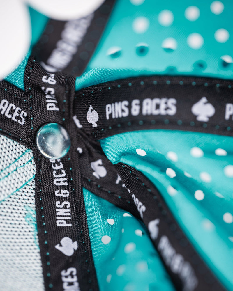 Sombrero de cuerda perforada - Azul bebé