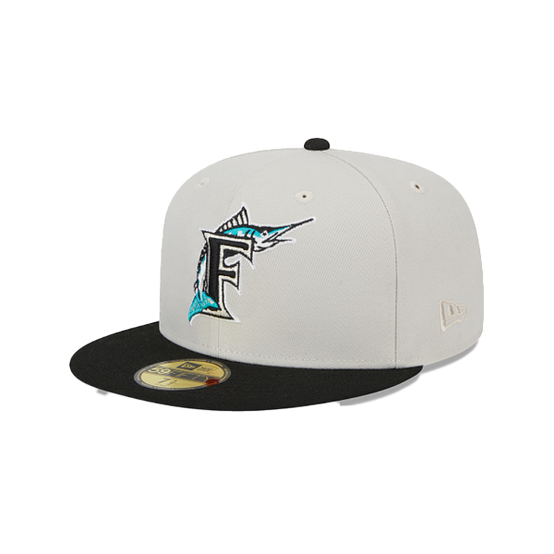 Gorra ajustada 59FIFTY con parche trasero World Class de los Florida Marlins de New Era