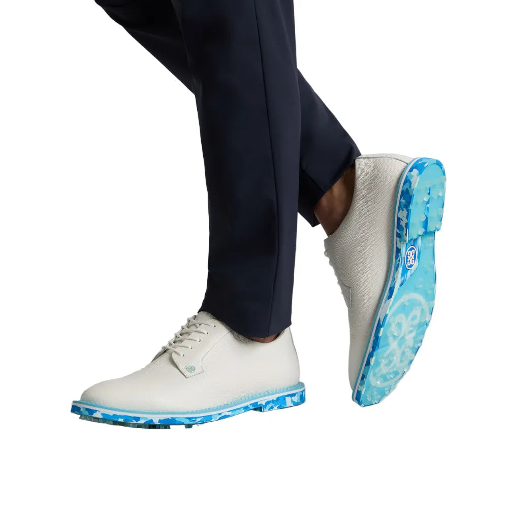 Zapato de golf de cuero con suela de camuflaje Gallivanter para hombre
