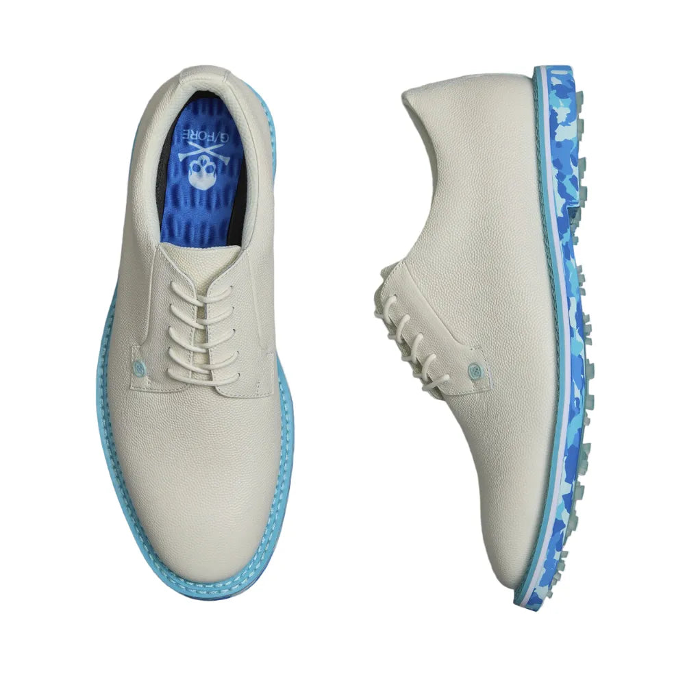 Zapato de golf de cuero con suela de camuflaje Gallivanter para hombre