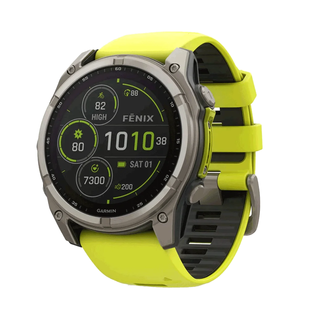 Garmin Fēnix® 8 - Solar Saphire - 51 MM (Yellow)