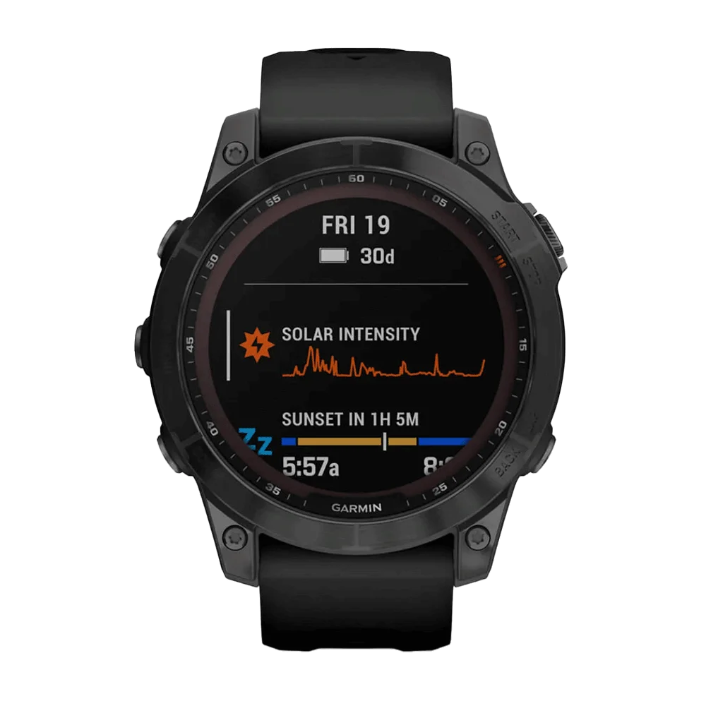 Garmin Fenix 7 Solar Carbon – Midway Sports Garmin Fenix 7 Solar Carbon – Midway Sports