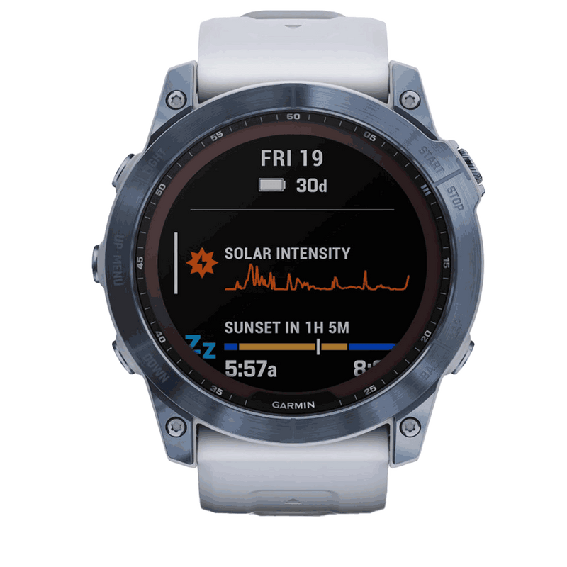 Garmin Fenix 7X Pro Solar Whitestone