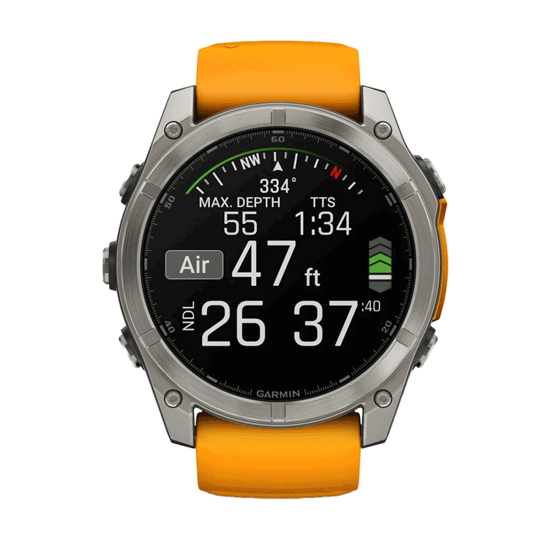 Garmin Fēnix® 8 - Amoled Sapphire - Naranja
