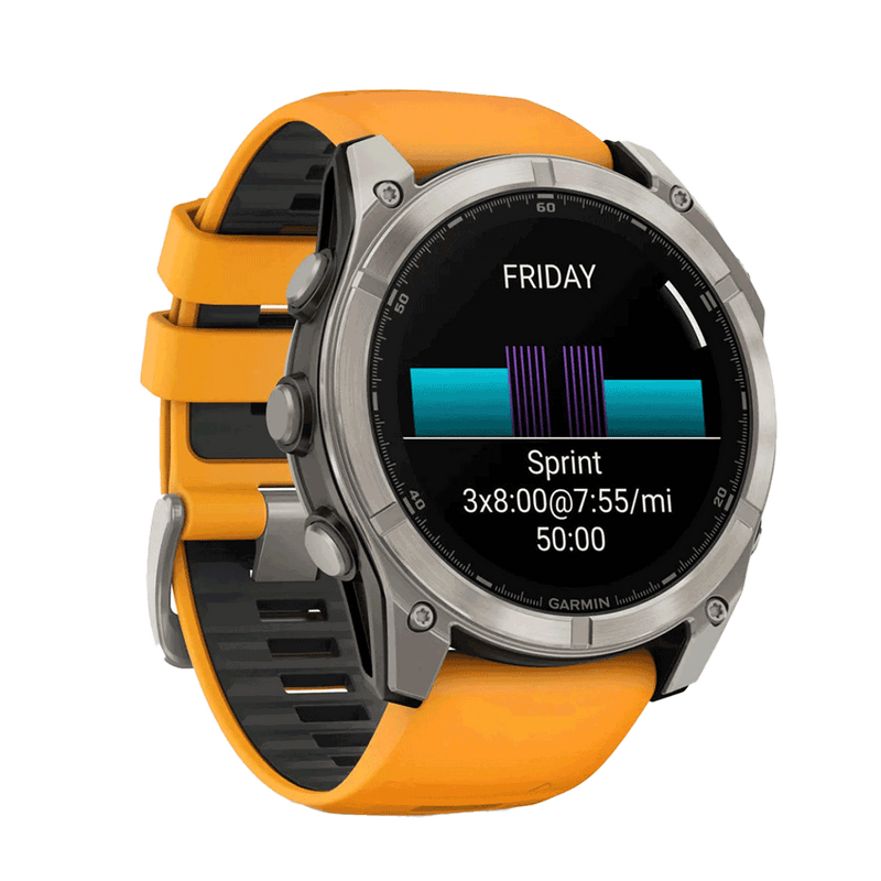 Garmin Fēnix® 8 - Amoled Sapphire - Naranja