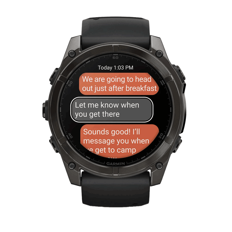 Garmin Fēnix® 8 - Solar Saphire - 51 MM (Carbon Gray)