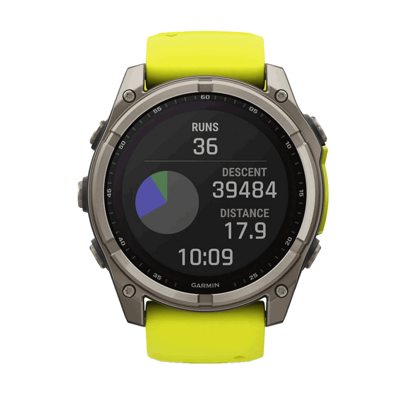 Garmin Fēnix® 8 - Solar Saphire - 51 MM (Yellow)