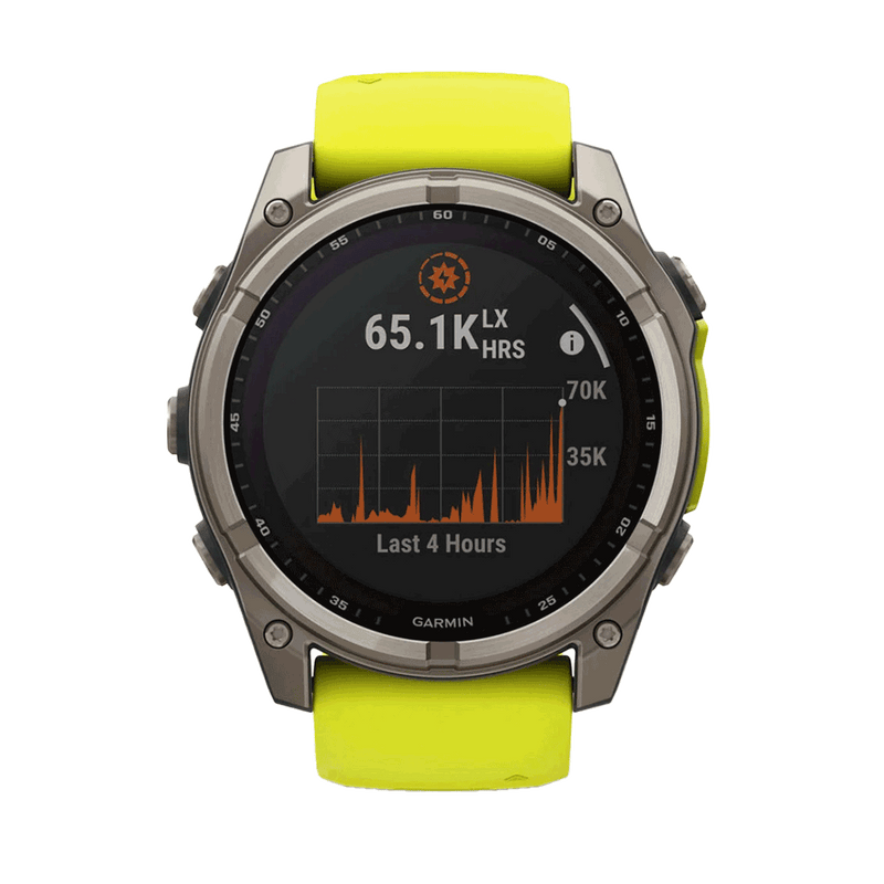 Garmin Fēnix® 8 - Solar Saphire - 51 MM (Yellow)