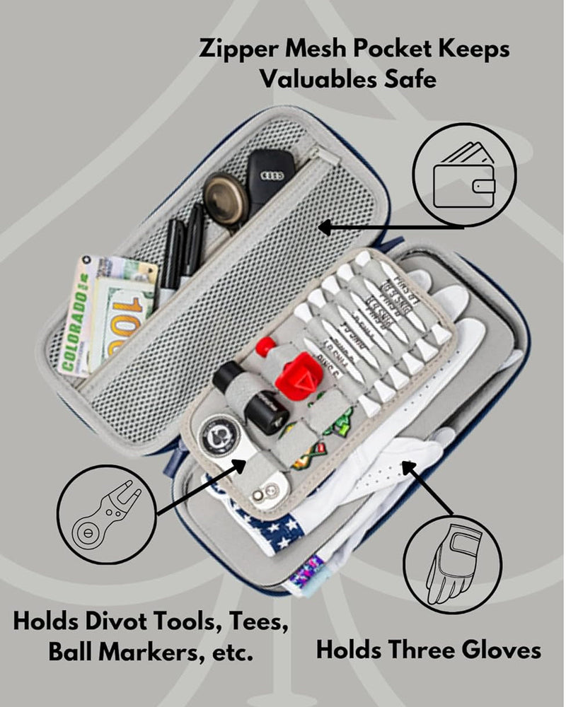 Organizador de guantes y accesorios - Negro