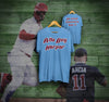 Camiseta de playoffs de los Phillies de Bryce Harper con el lema 