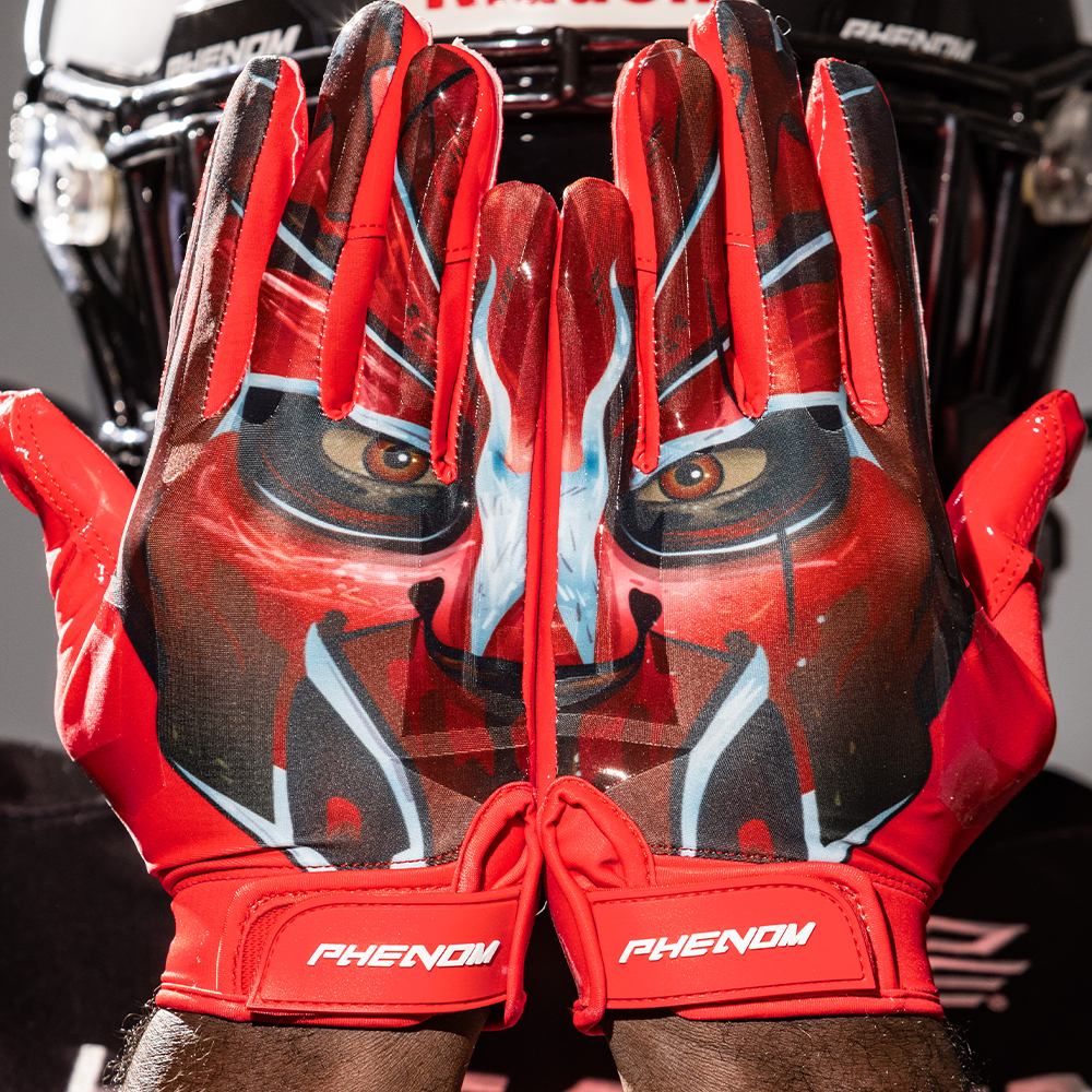 Guantes de fútbol americano Call of Duty: Jackal - VPS1 de Phenom Elite