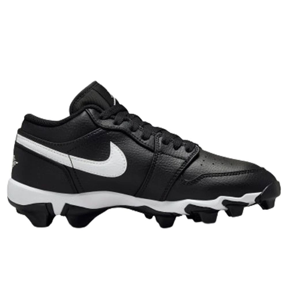 Jordan 1 Low Little/Big Kids' Cleats Black color