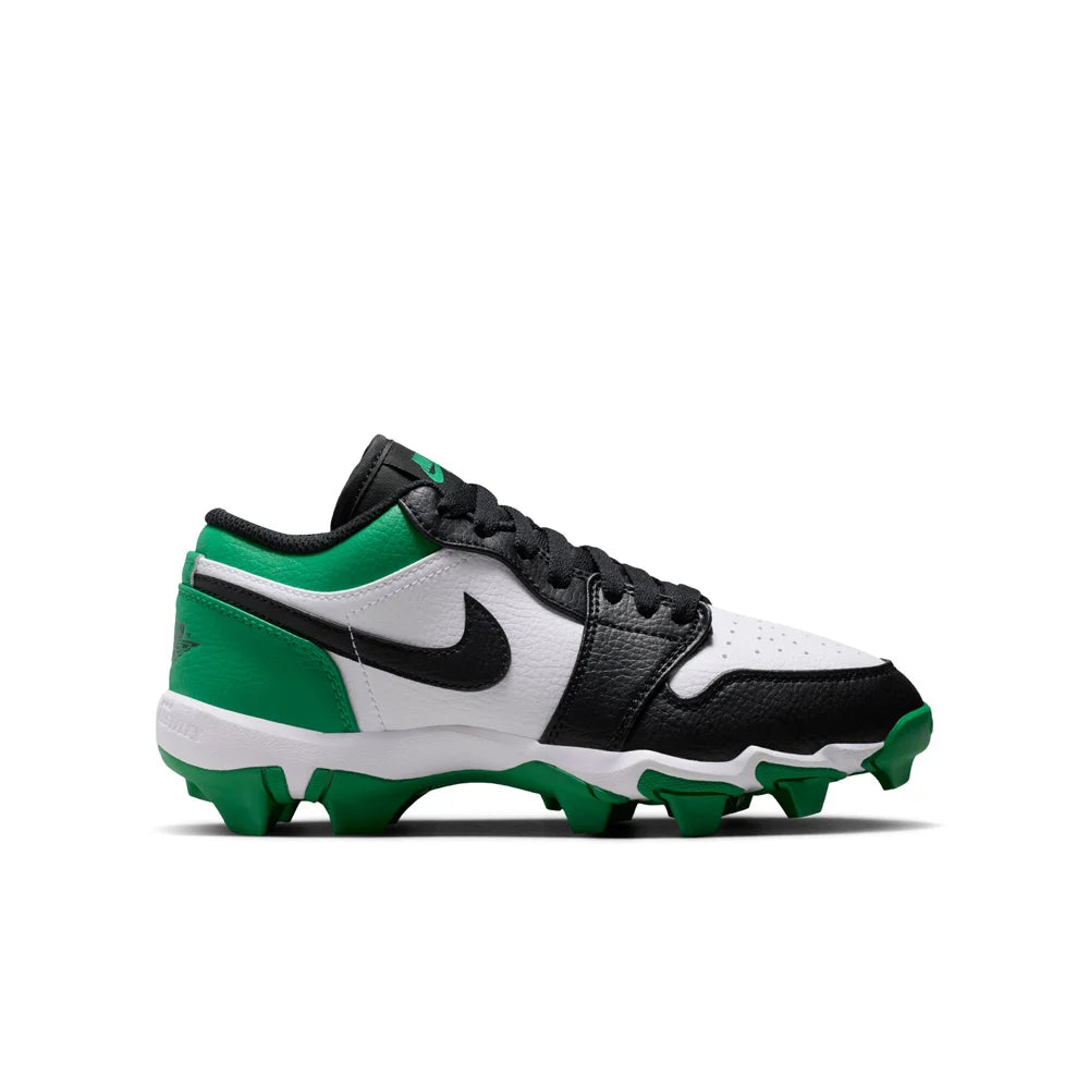 Jordan 1 Low Little/Big Kids' Cleats Green color