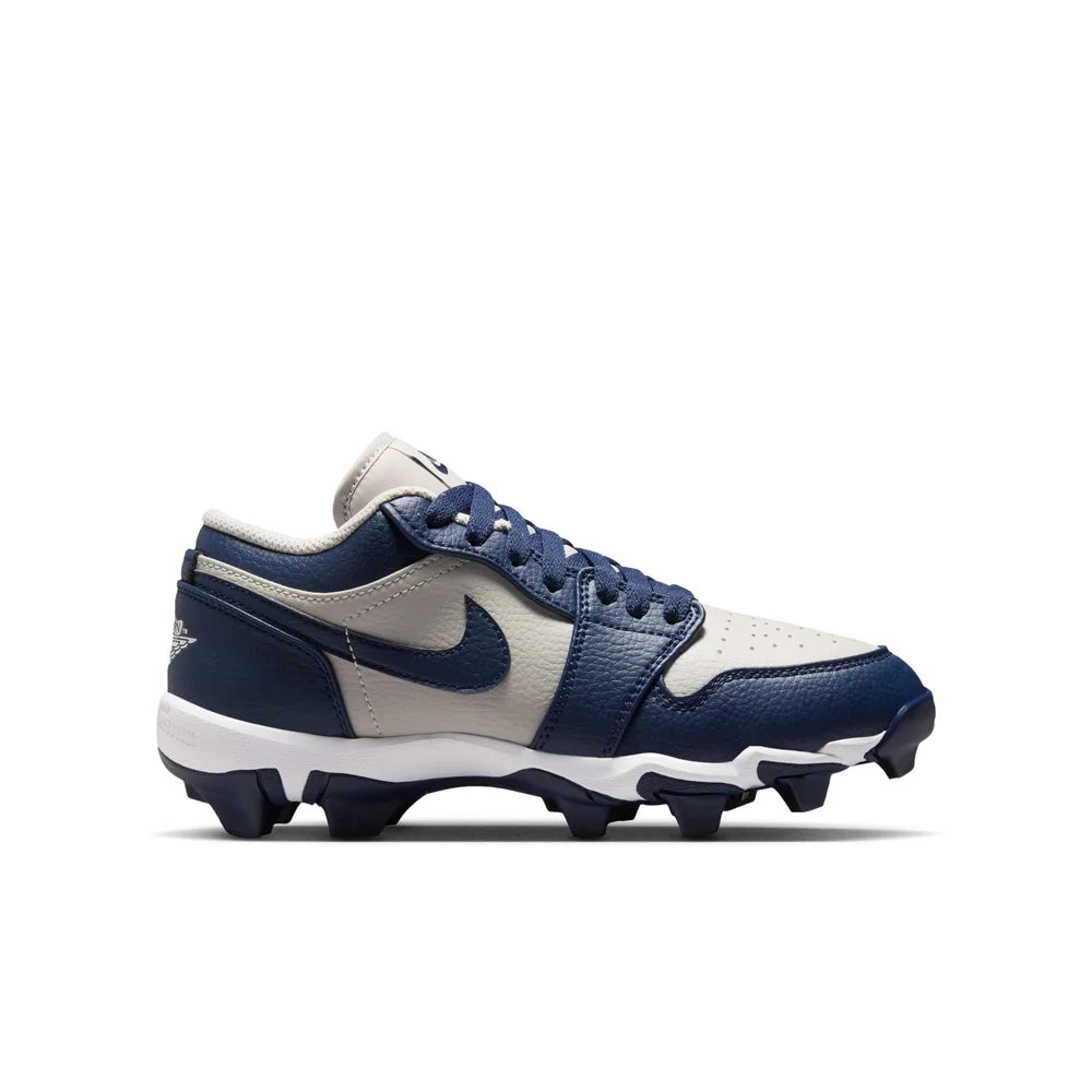 Jordan 1 Low Little/Big Kids' Cleats Navy color