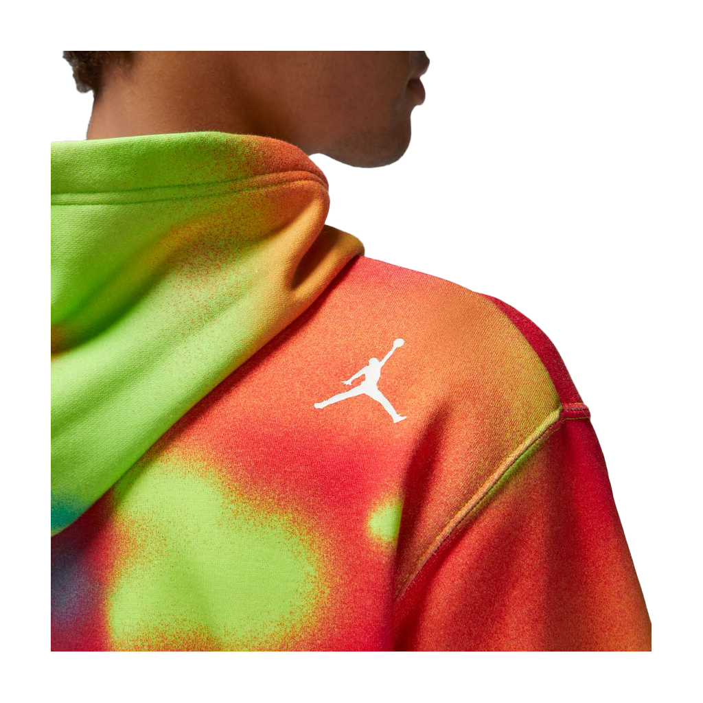 Nike Jordan Flight MVP Tie-Dye Multicolor Fleece Hoodie DV4587-252 Men's on sale Size M