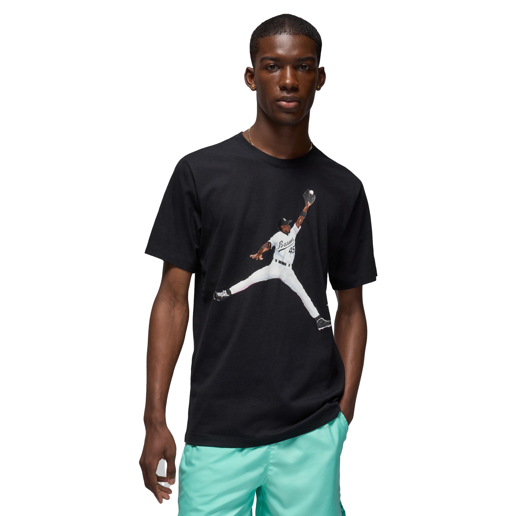 Jordan Flight MVP T Shirt Black White