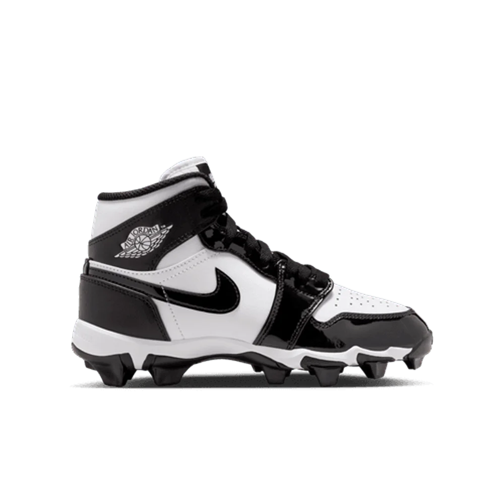 Jordan Little/Big Kids 1 Mid Cleats White Color