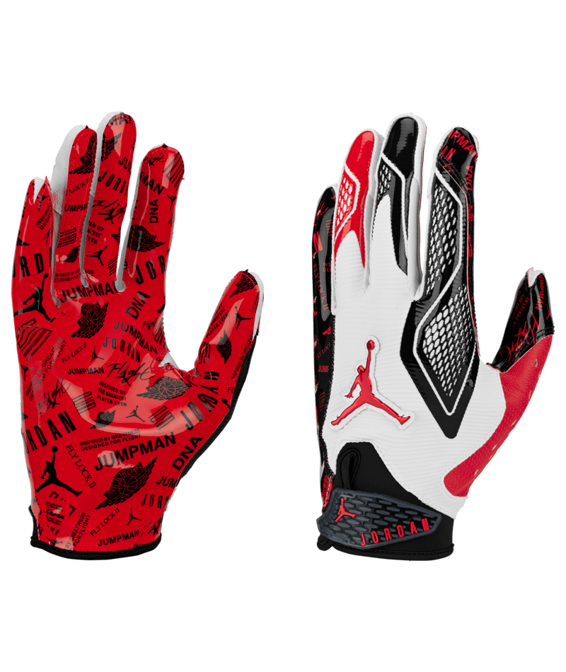 Jordan Men Fly Lock 2.0 Football Gloves Energy