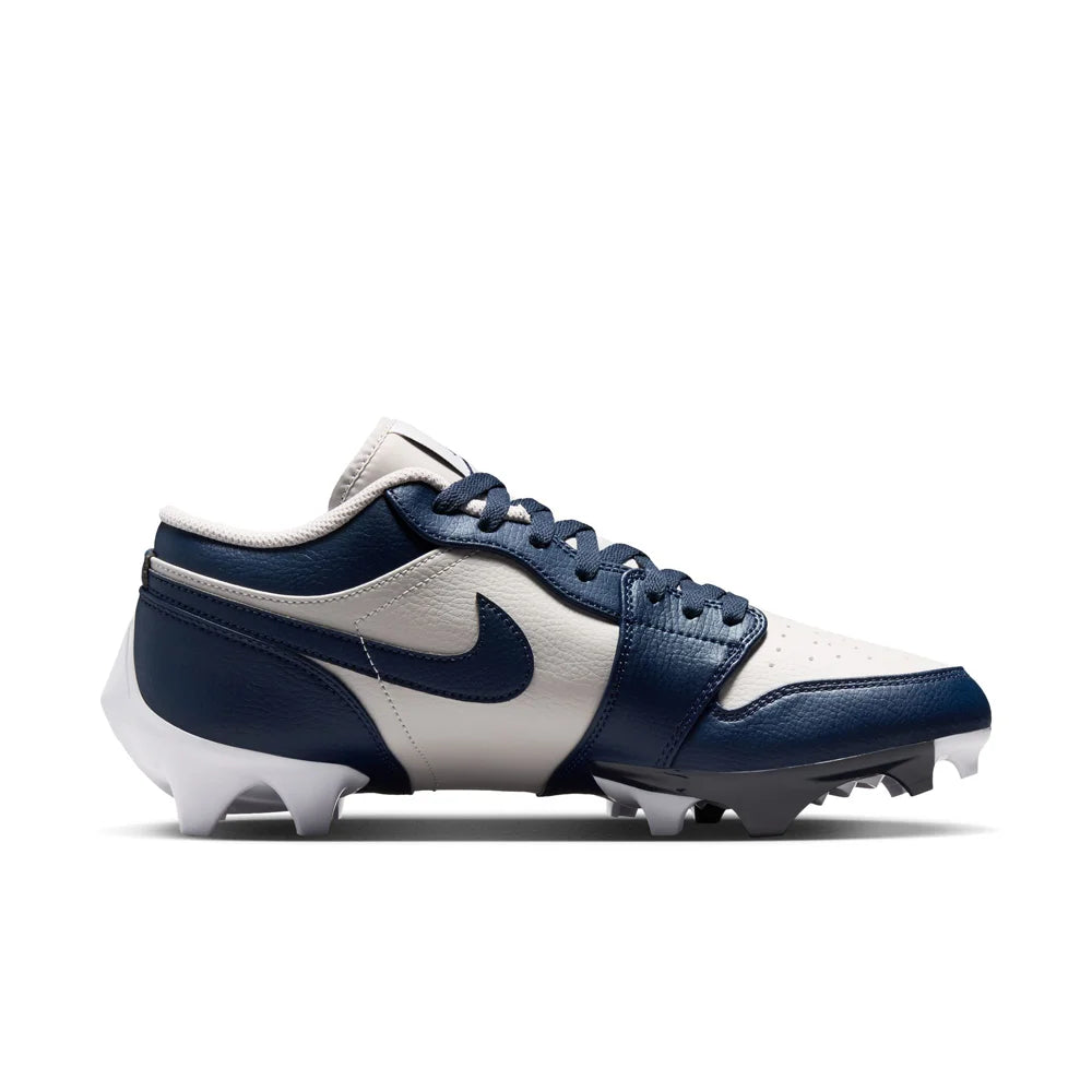 Jordan Men's 1 Low TD  Football Cleat Navy color