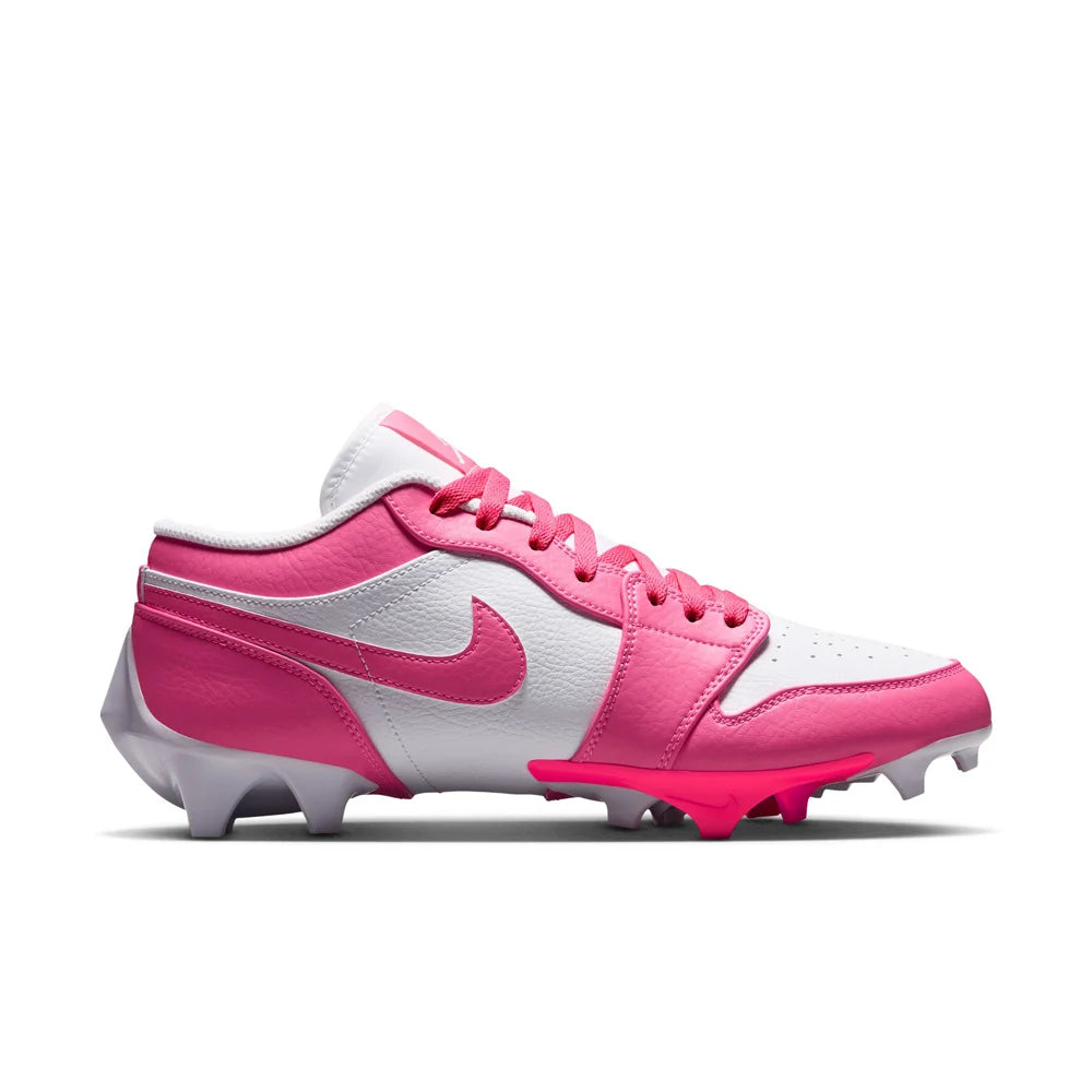 Jordan Men's 1 Low TD  Football Cleat Pink color