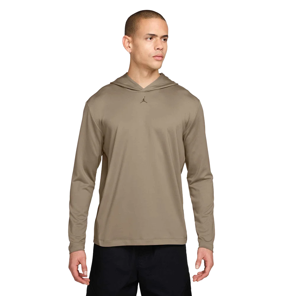 Jordan Men's Dri-FIT Golf Hoodie khaki color