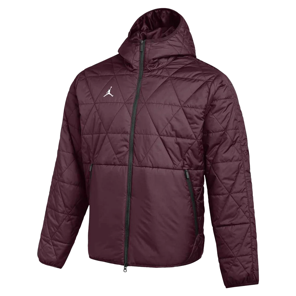 Jordan Men's Therma-FIT Sport Statement Midweight Jacket Team Maroon color