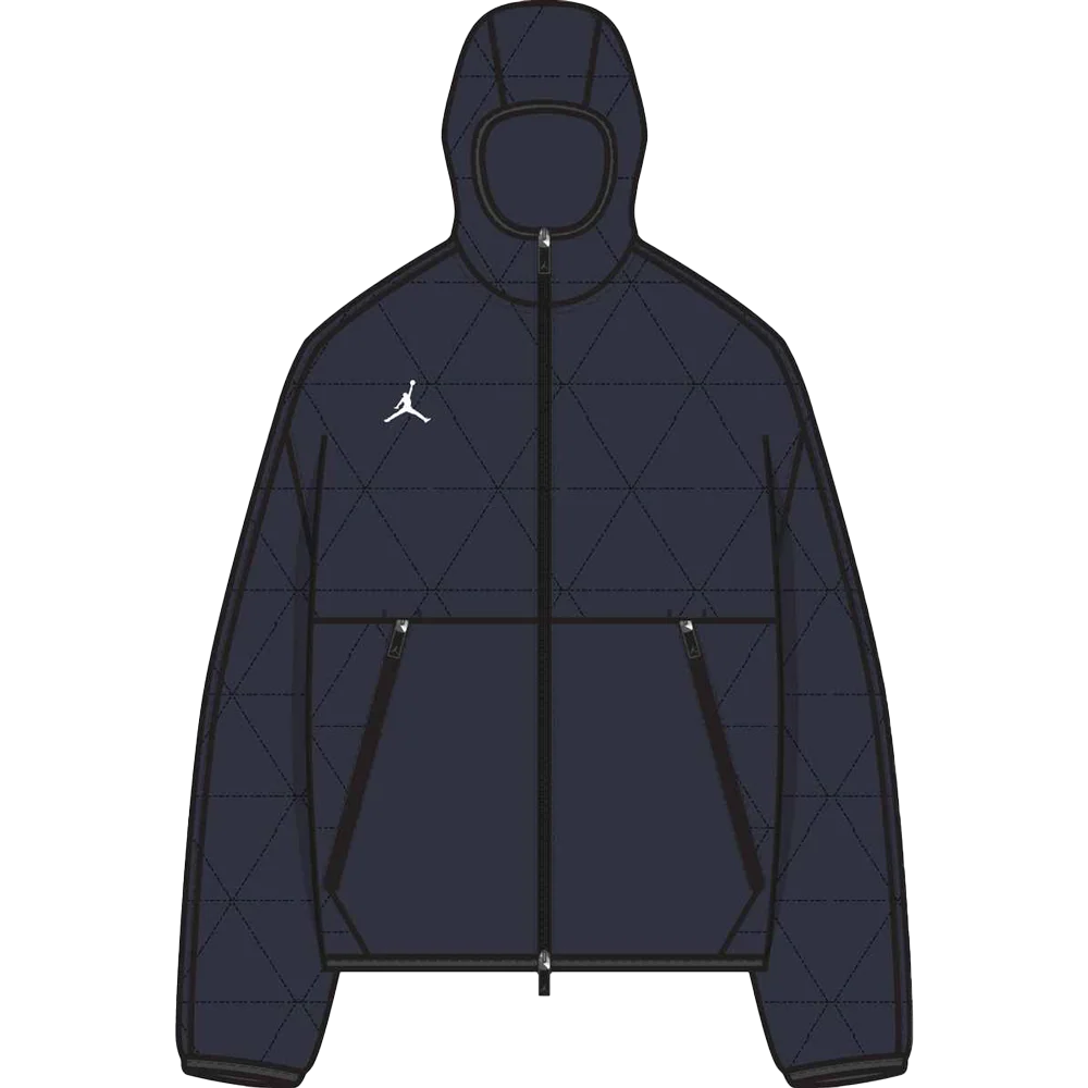 Jordan Men's Therma-FIT Sport Statement Midweight Jacket Team Navy color