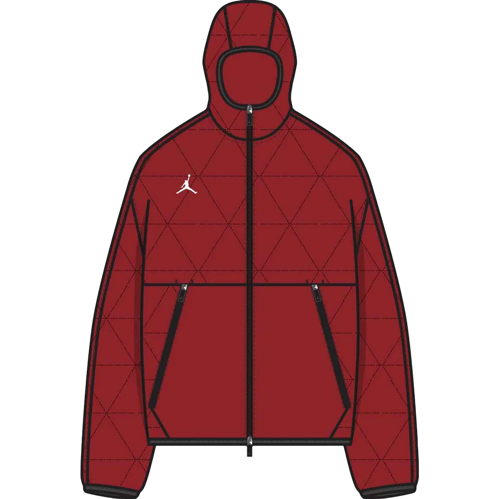 Jordan Men's Therma-FIT Sport Statement Midweight Jacket Team Red color