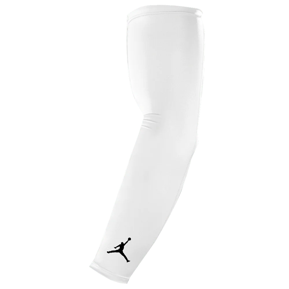 Jordan Unisex Shooter Sleeves Pair White color