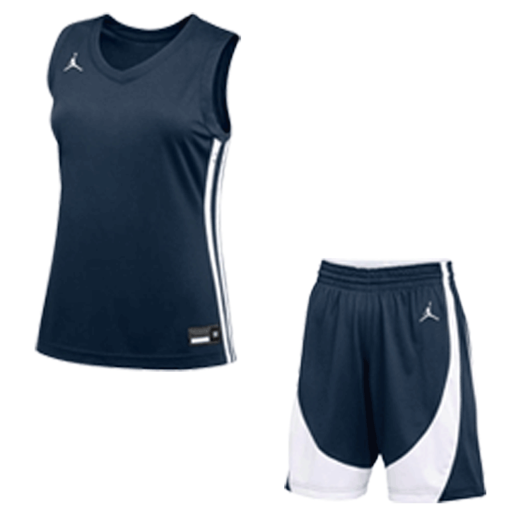 College Navy/White/White