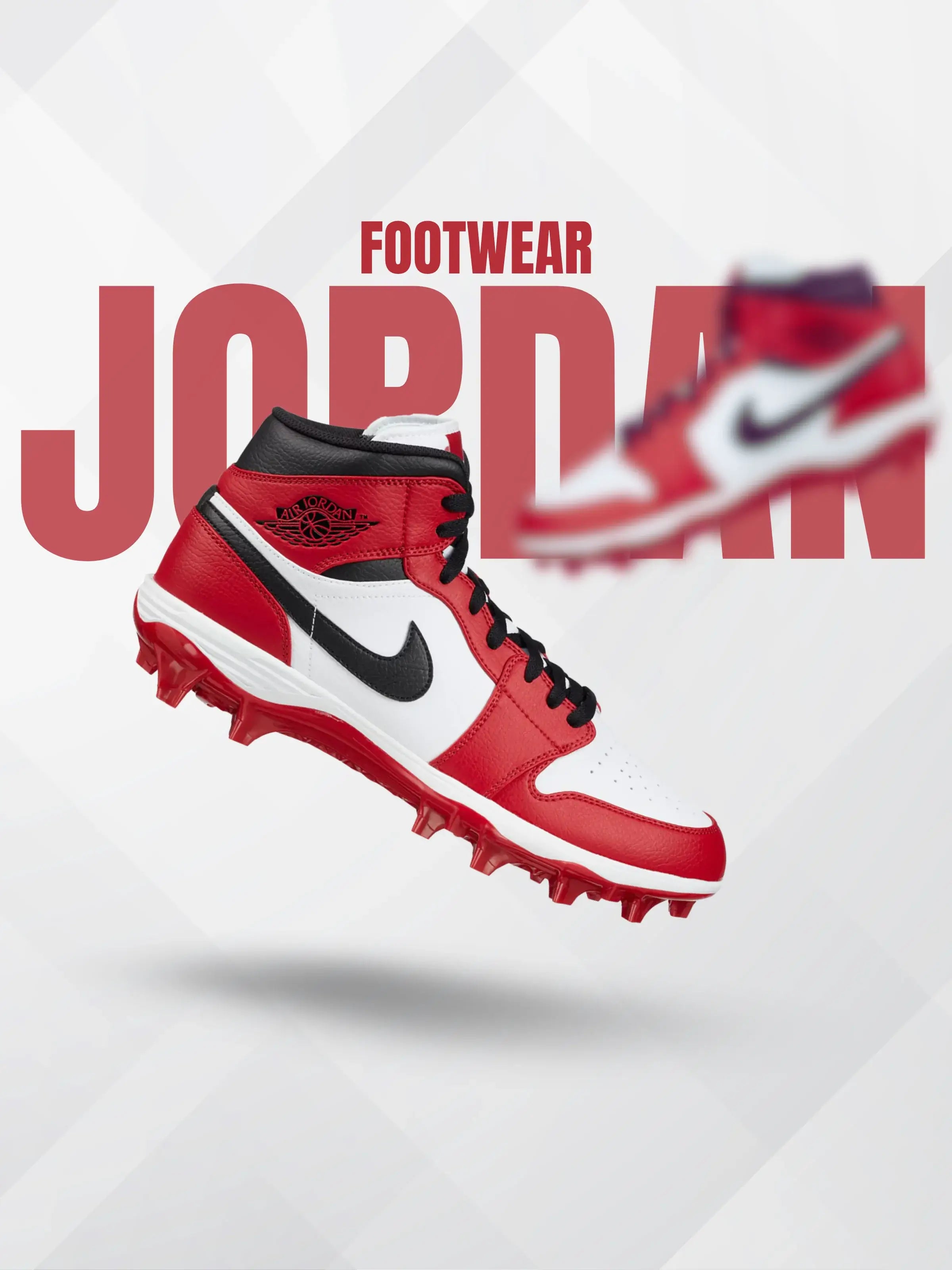 Jordan Footwear Banner for Mobile