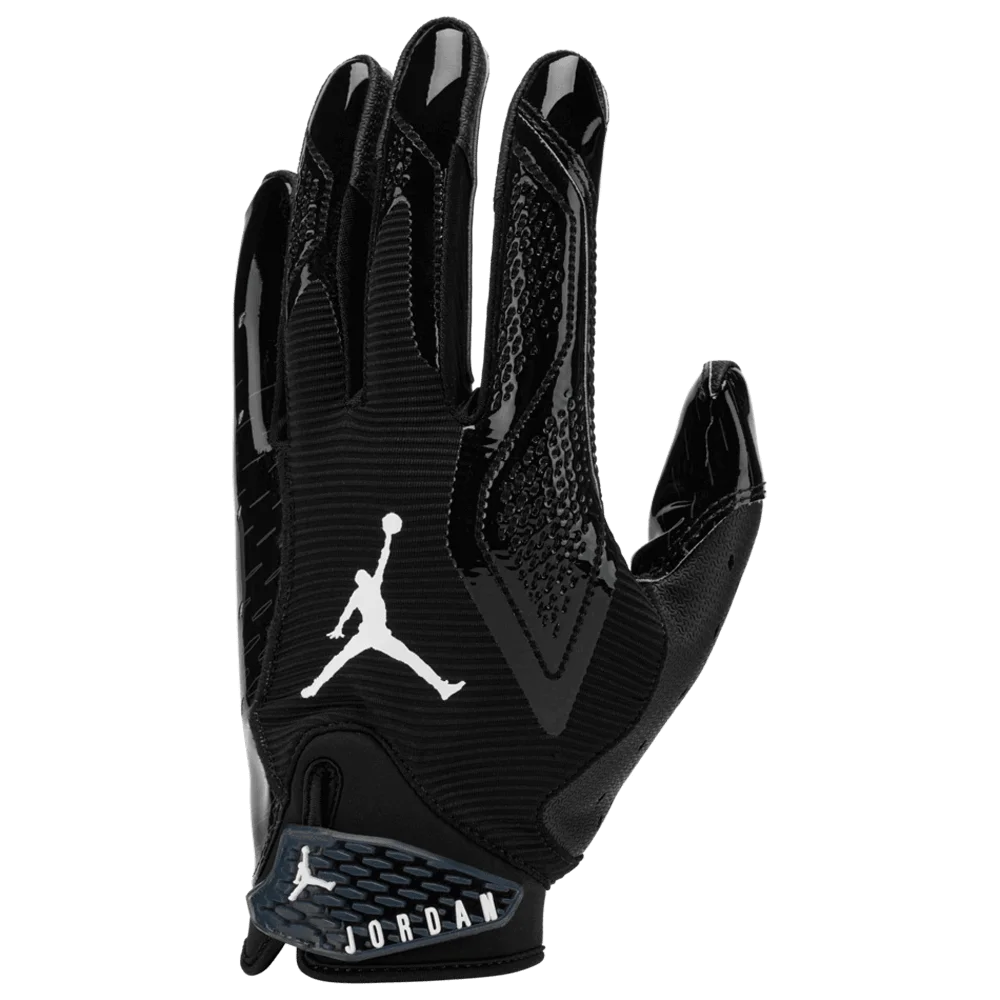 Jordan Men Fly Lock 2.0 Football Gloves black color.