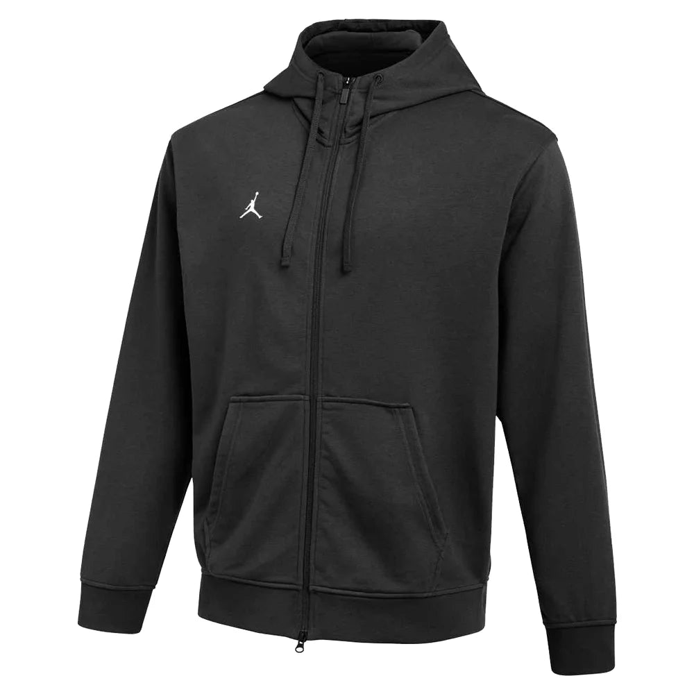 Jordan Men's Dri-fit Sport Crossover Fleece Fz Hoodie Black Color