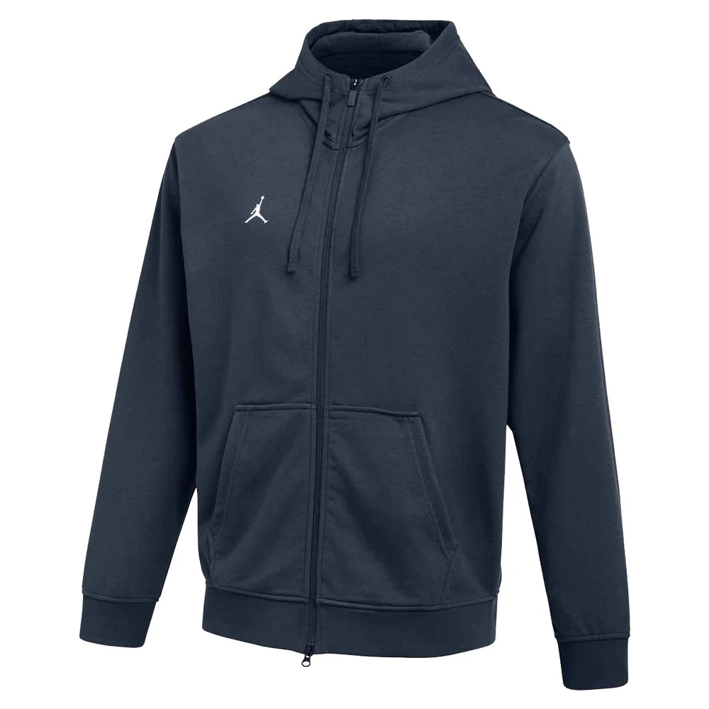 Jordan Men's Dri-fit Sport Crossover Fleece Fz Hoodie Navy Color