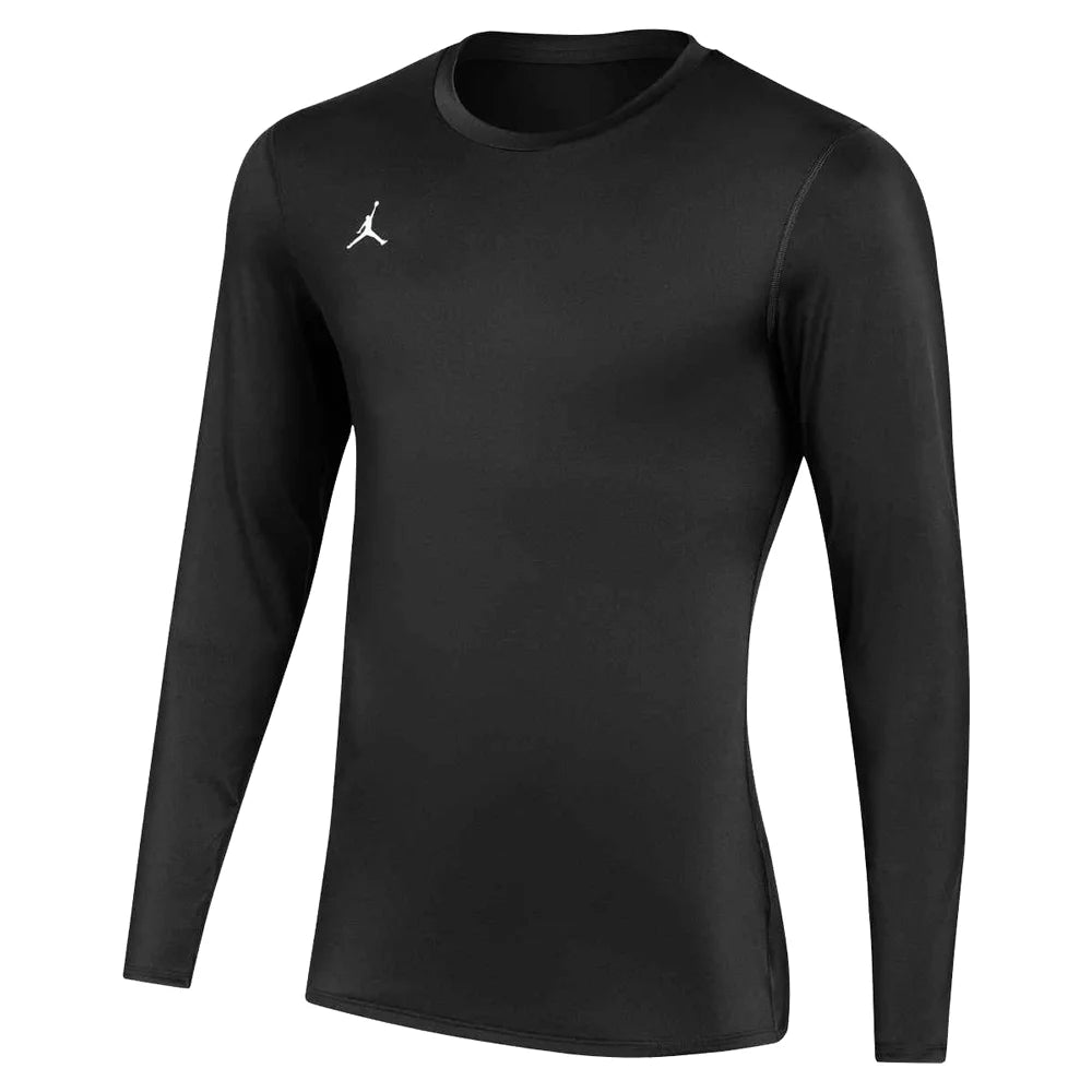 Jordan Men's Sport Dri-FIT Long-Sleeve Base Layer Top Black Color