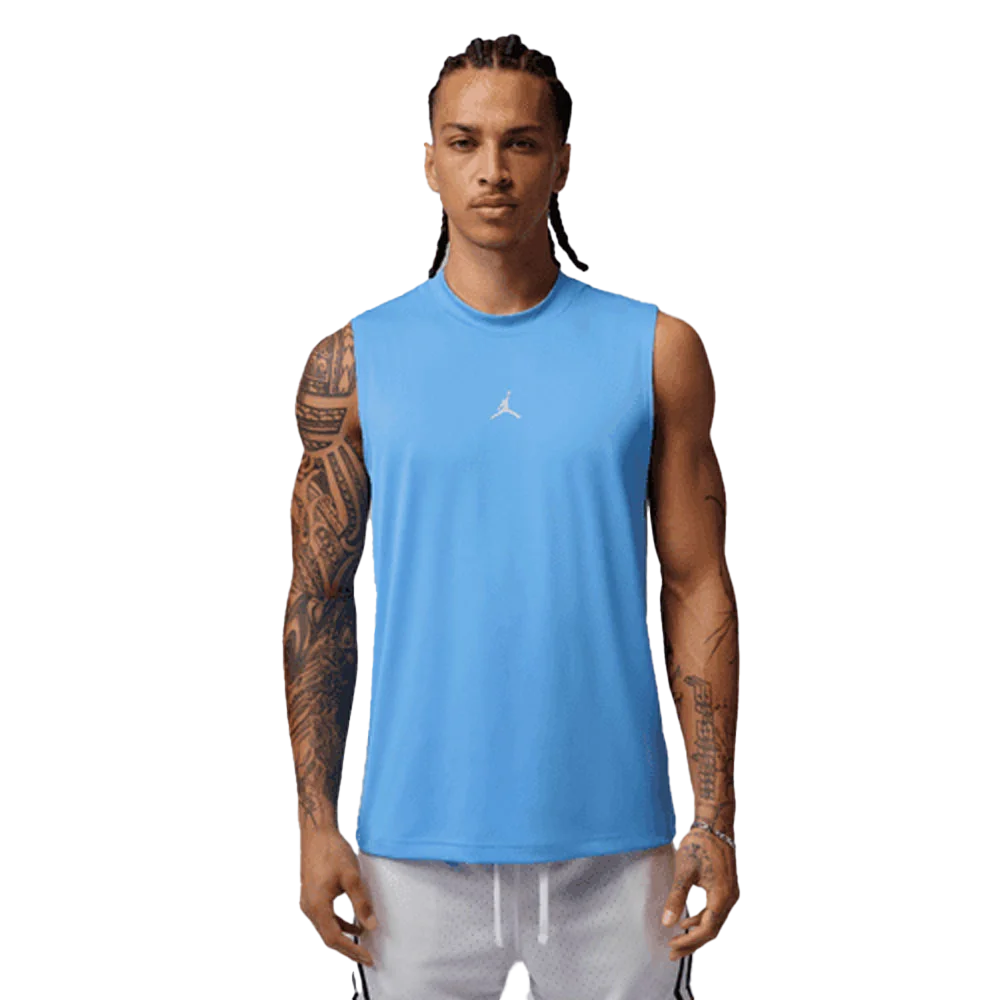 Jordan Men's Sport Essentials Dri-FIT Sleeveless Top Blue Color