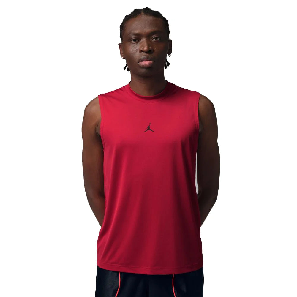 Jordan Men's Sport Essentials Dri-FIT Sleeveless Top Red Color