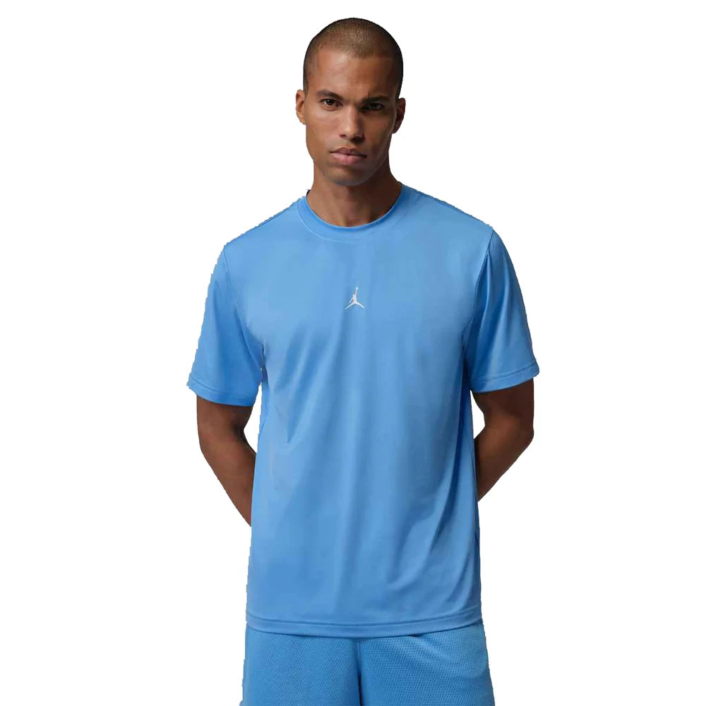 Jordan Sport Essentials Men's Dri-FIT Short-Sleeve Top Blue Color