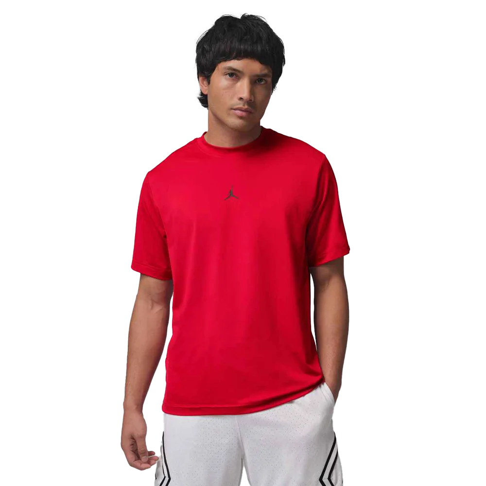 Jordan Sport Essentials Men's Dri-FIT Short-Sleeve Top Red Color