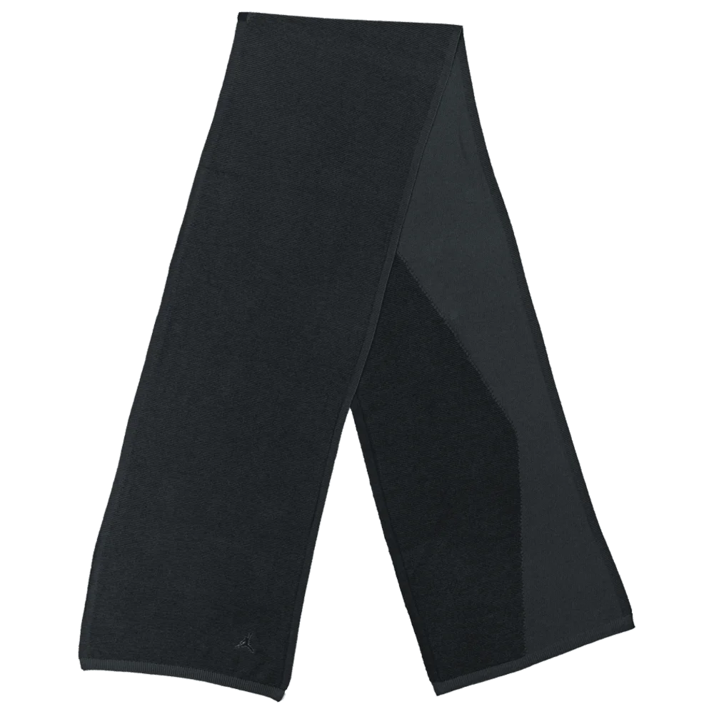 Jordan Unisex  Airy Knit Scarf Black color.