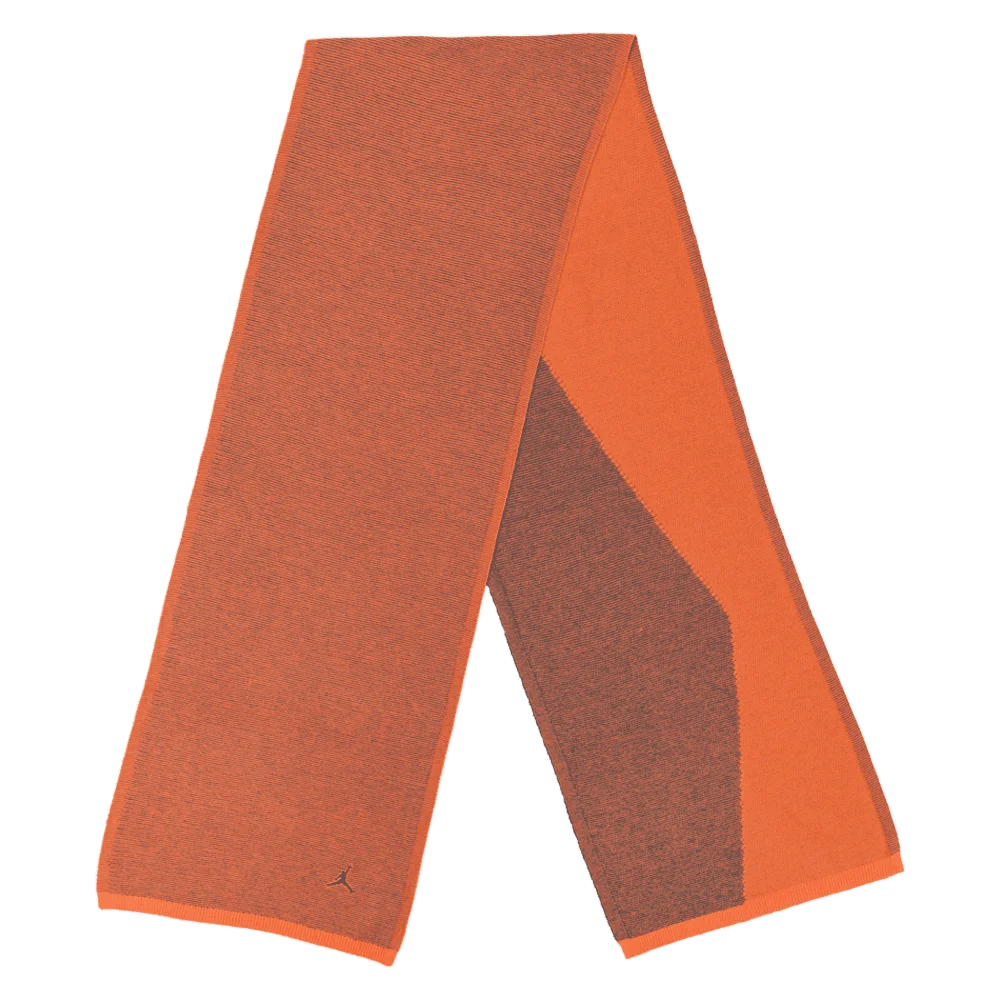 Jordan Unisex  Airy Knit Scarf Orange color.
