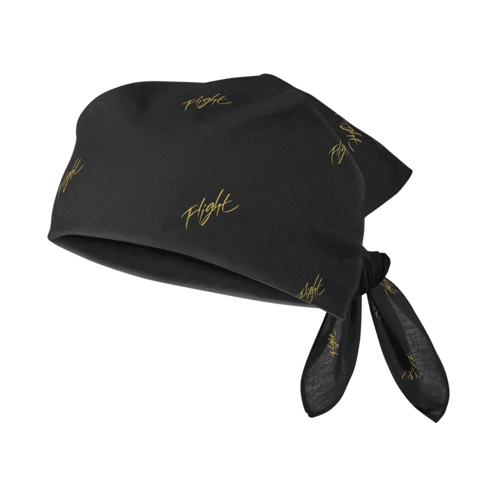 Jordan Unisex Bandana Printed Flight Black Color.