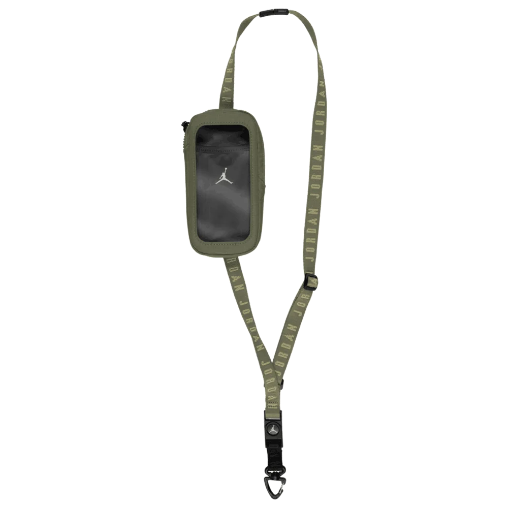 Jordan Unisex Flight Phone Crossbody Green color.