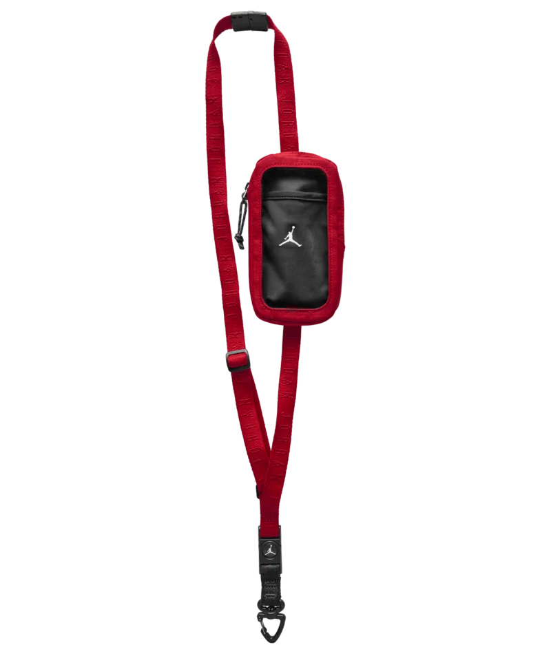 Jordan Unisex Flight Phone Crossbody red color.