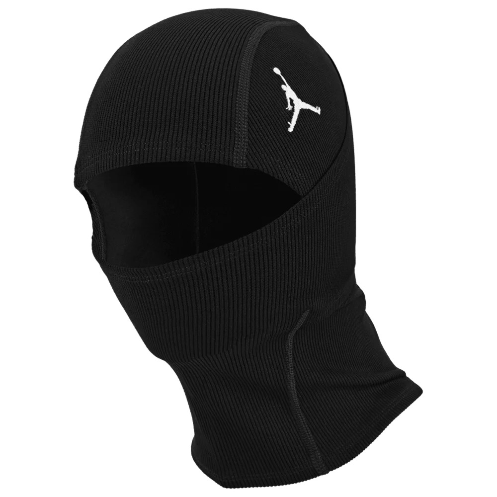 Jordan Unisex Flight Warm Rib Knit Hood Black Color.