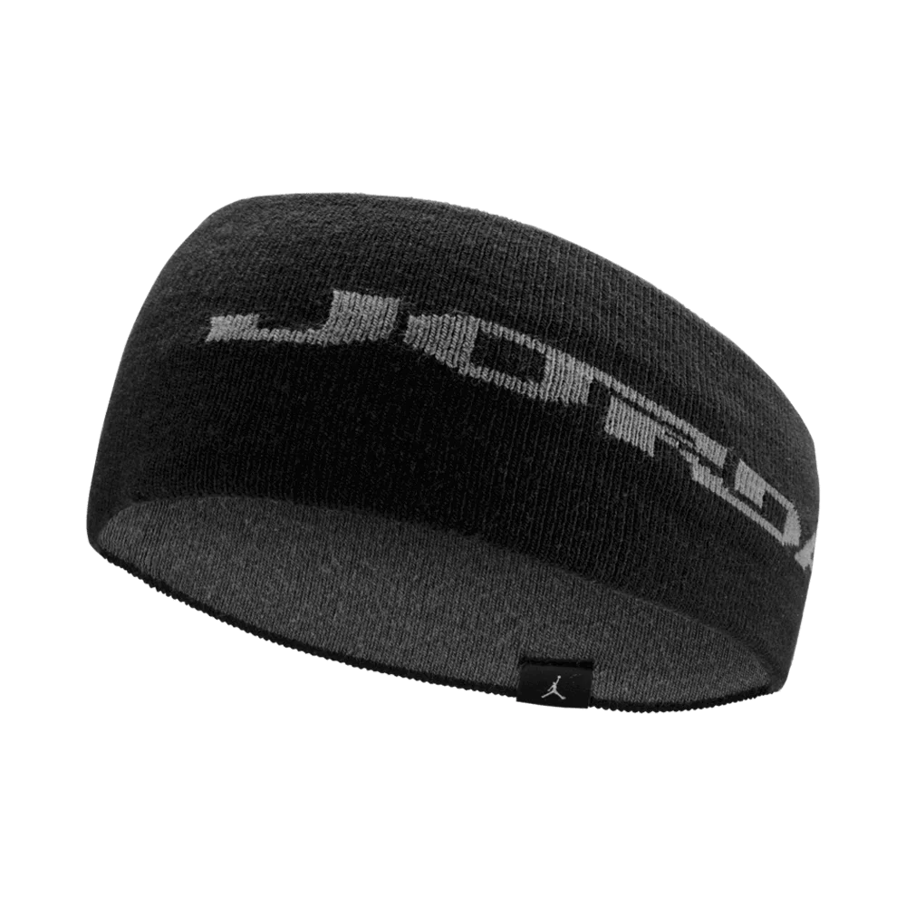 Jordan Unisex Knit Headband Reversible Hbr Black Color
