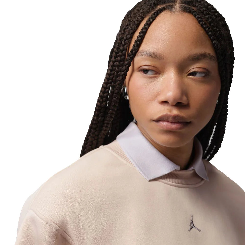 Jordan Women's Brooklyn Fleece Crew-Neck Sweatshirt