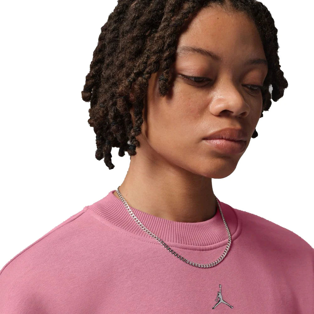 Jordan Women's Brooklyn Fleece Crew-Neck Sweatshirt